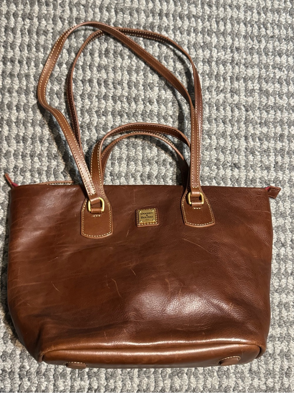 Leather Dooney & Bourke Florentine Leighton Tote